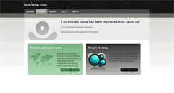 Desktop Screenshot of bollywhat.com
